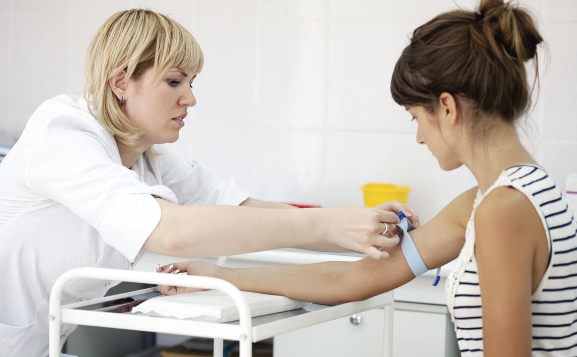 Test del sangue per i parassiti