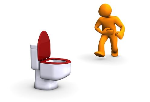 Problemi alle feci come indicazione per un test antiparassitario